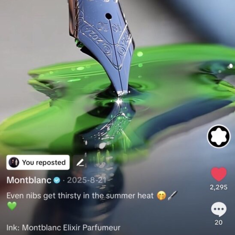Montblanc product video by Filip Labanc for No Smile Needed product photography studio